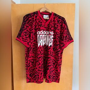 Adidas Originals Allover Print Jersey - Red